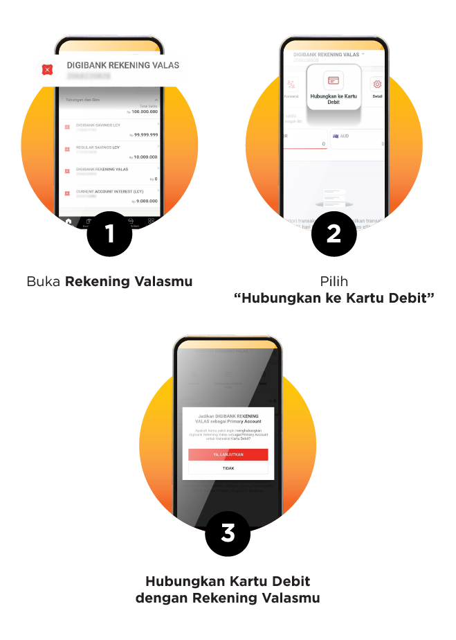 hubungkan Kartu Debit ke Rekening Valas sekarang!