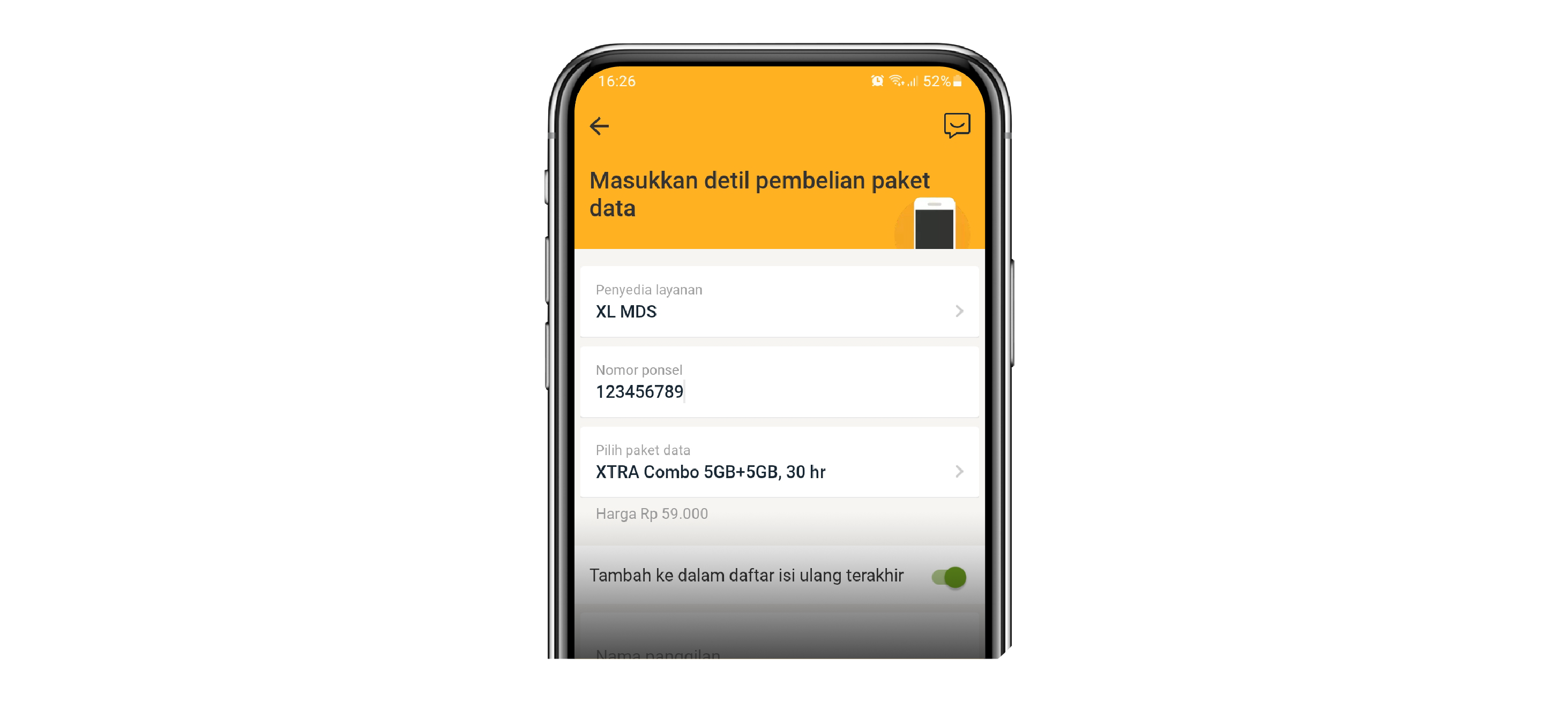 How to isi paket data XL